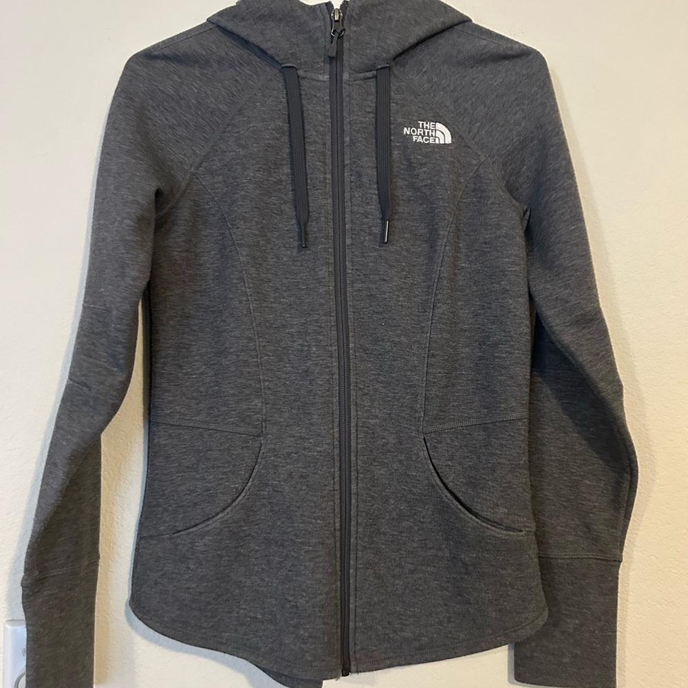The North Face Women's Gray Jacket Zip up Small